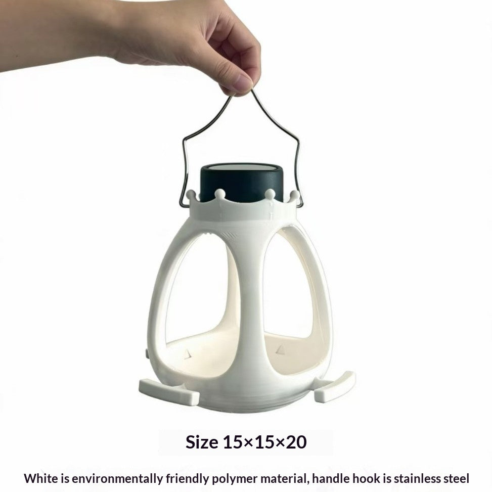 Solar-Powered Crown Bird Feeder