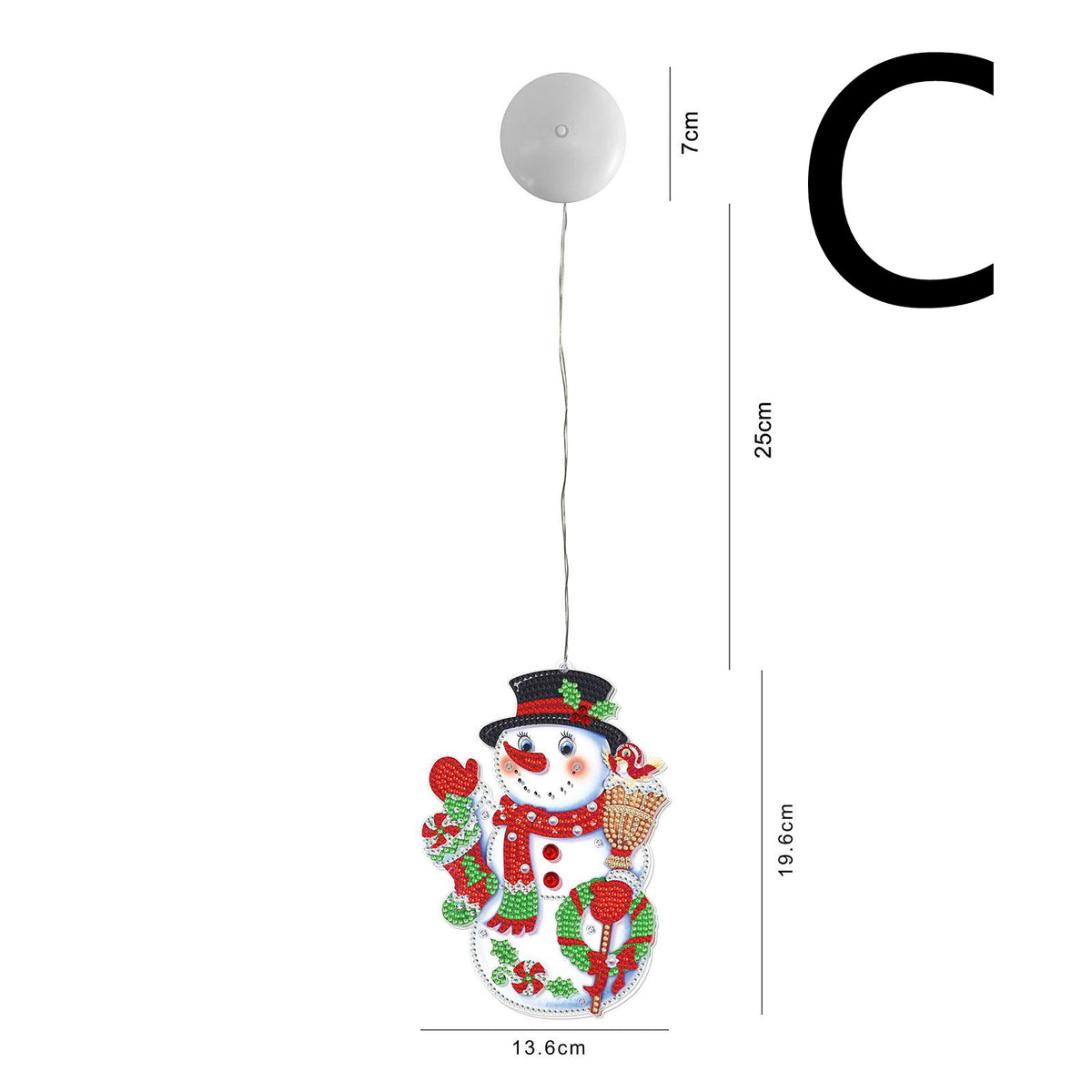 Afficher LED Fenêtre de verre party lumières de décoration avec des ventouses