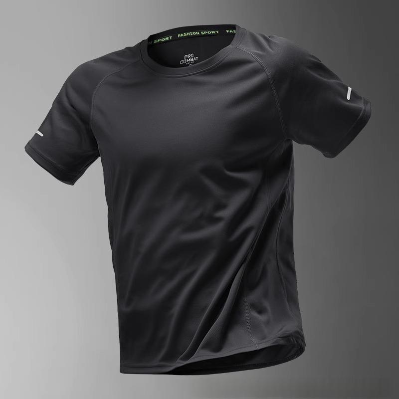 Ice Silk Summer Thin Sports Chemise à manches courtes