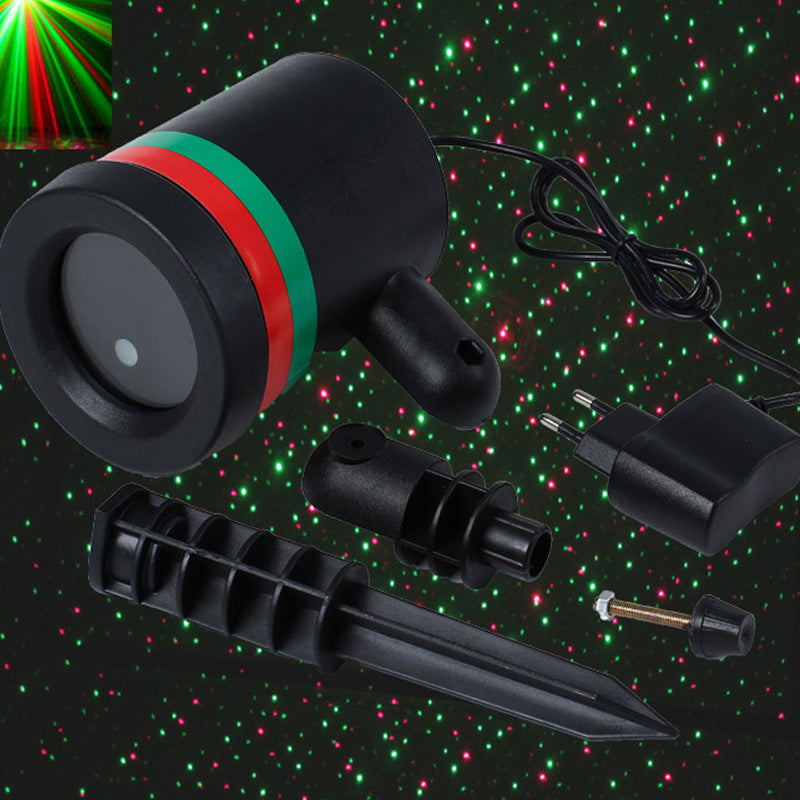 Lampe de pelouse de Noël à laser USB Gypsophila