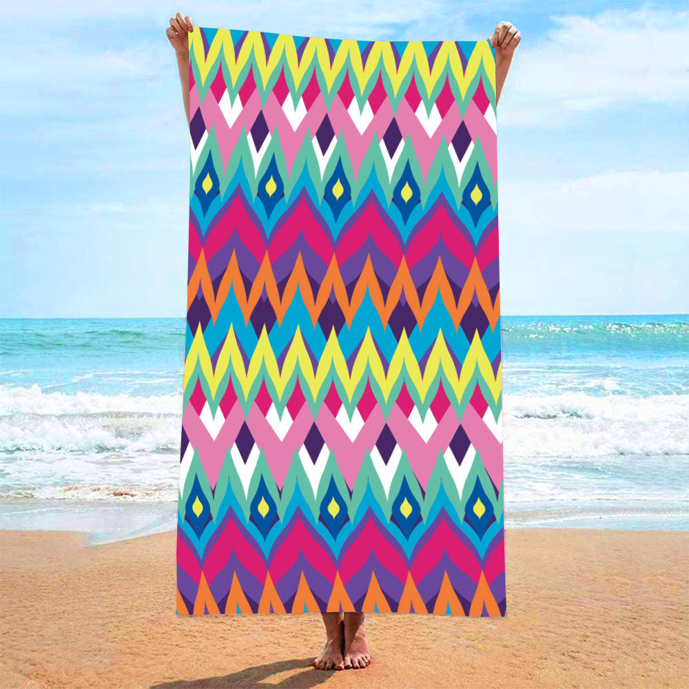 Serviette imprimée Seaside Vacation Beach Serviette de bain