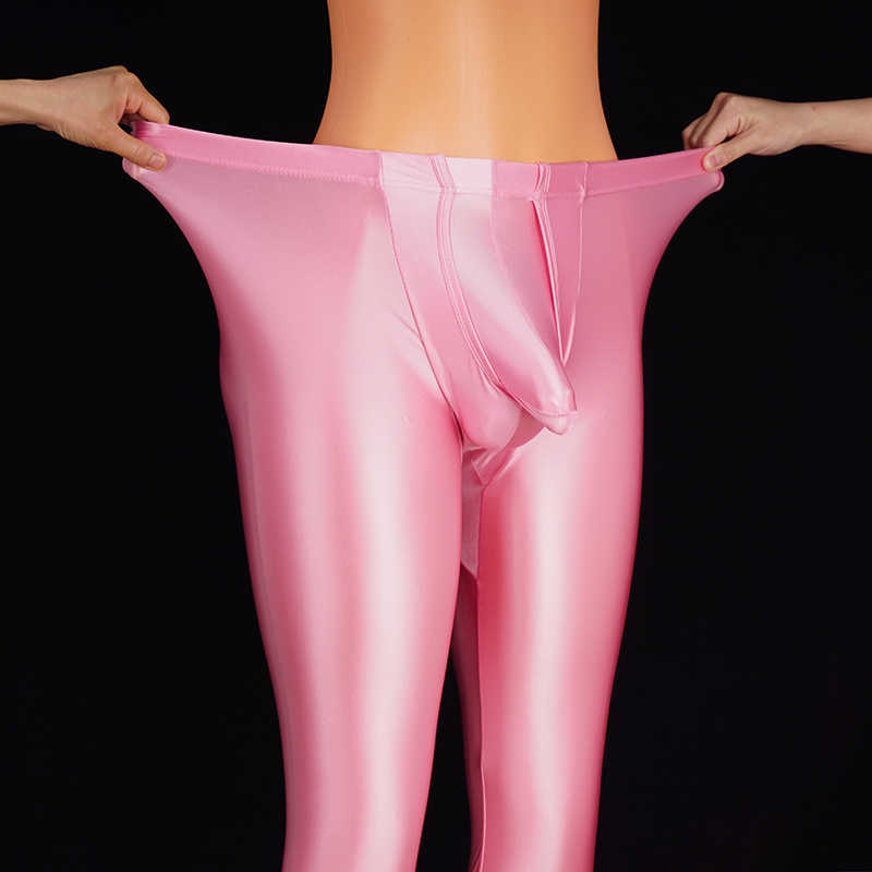Shiny Sexy Leggings hommes Slim Fit Free Plus Taille