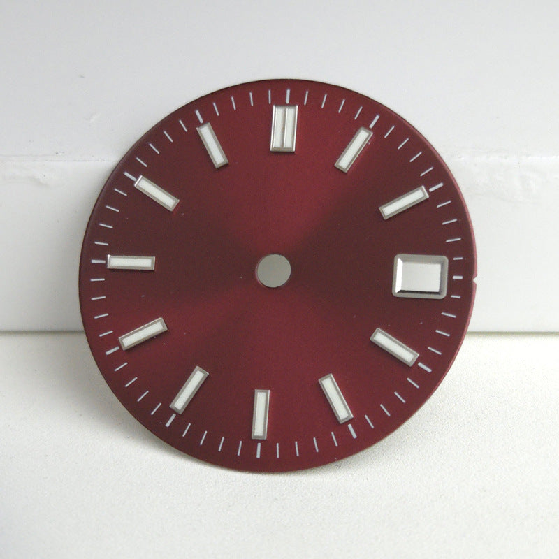 Cadran vert lumineux approprié pour la montre de mouvement
