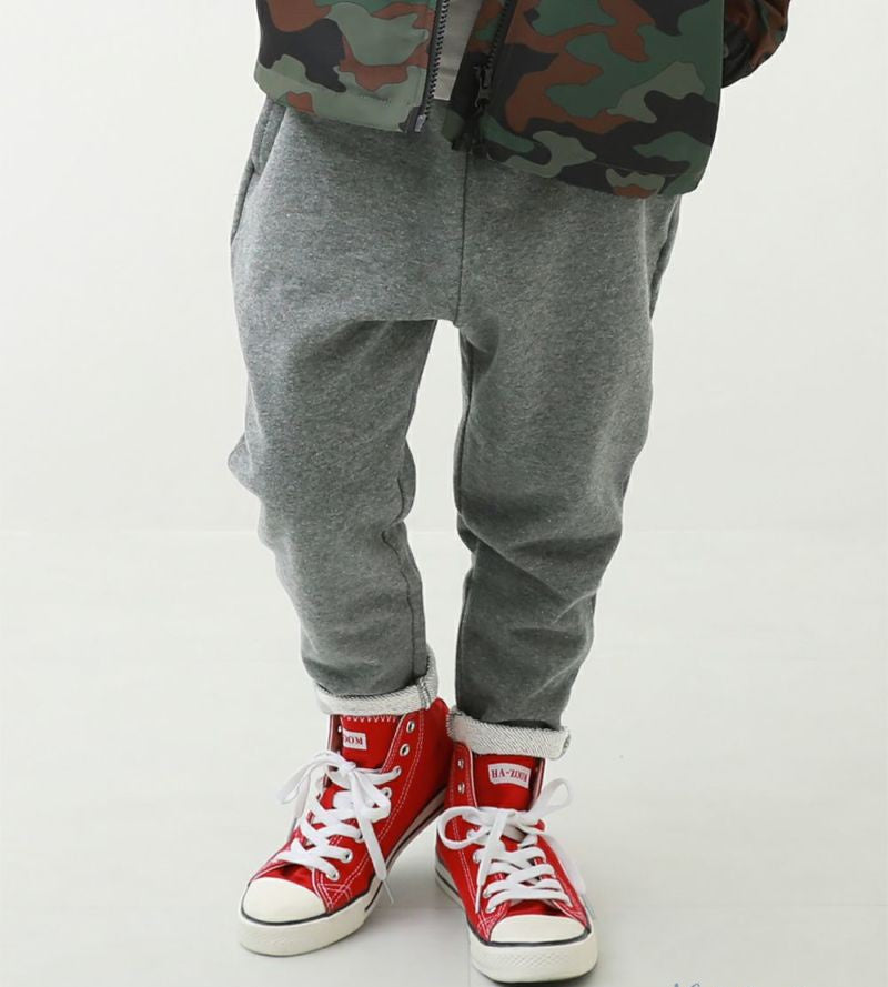 Harem Enfants Pantalons Coton Couleur Solide Commuter Garçons Pantalons