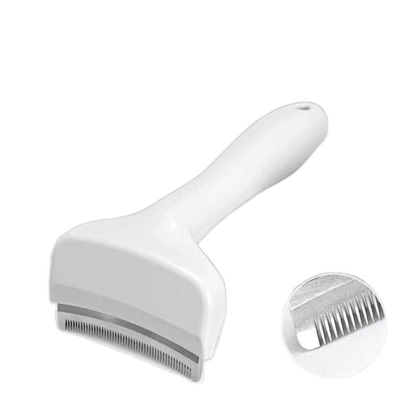 Outil d'affinage de la fourrure de chat Brosse à déchiquetage à double usage pour chats