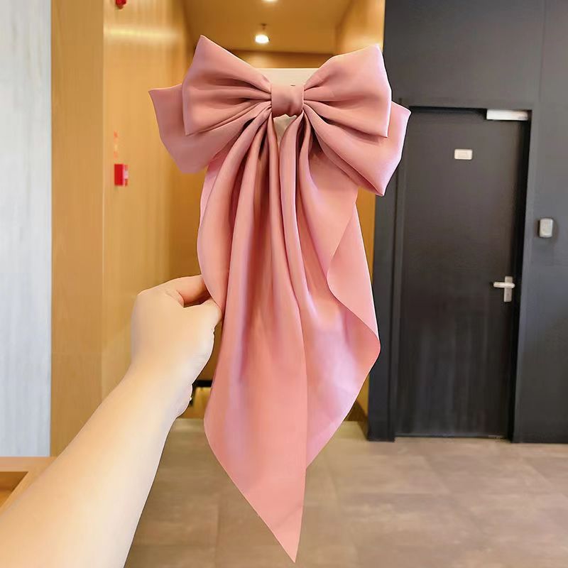 Bow Ribbon Hairpin Tissu rétro simple