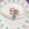 Cat Pet Bijoux eau pendentif collier de lapin
