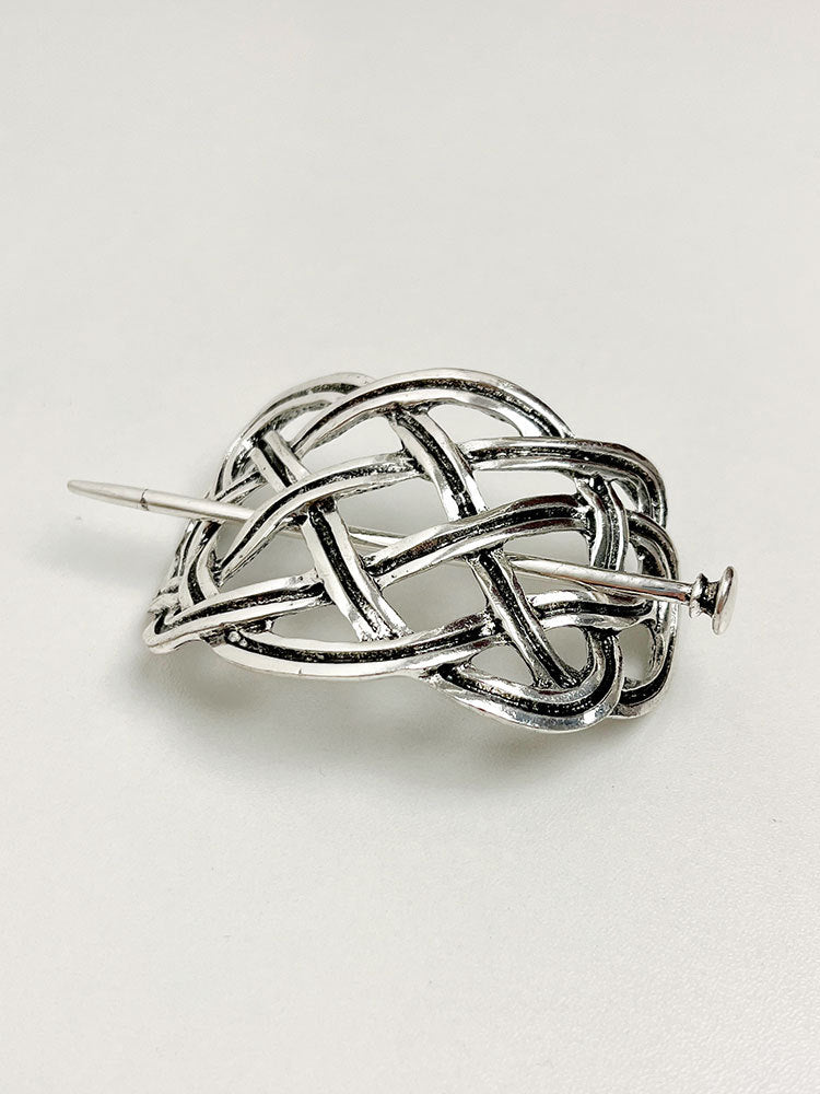 Celtic Norwegian Vintage Metal Woven épingle à cheveux