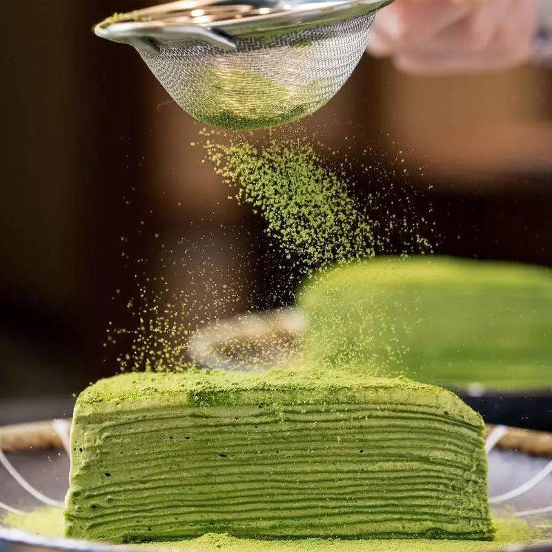 Latte de cuisson de crème de boisson instantanée Isuzu Matcha poudre dans une boîte