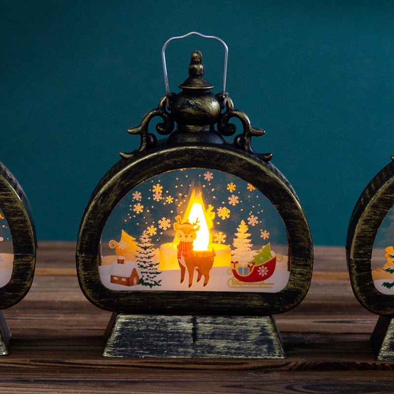 Décoration de Noël Fournitures Lampe Portable pour Enfants