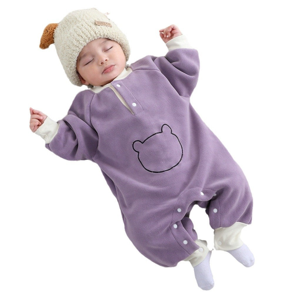 Printemps, automne, Jeux olympiques d'hiver Des vêtements d'extérieur en polaire précieux pour bébé