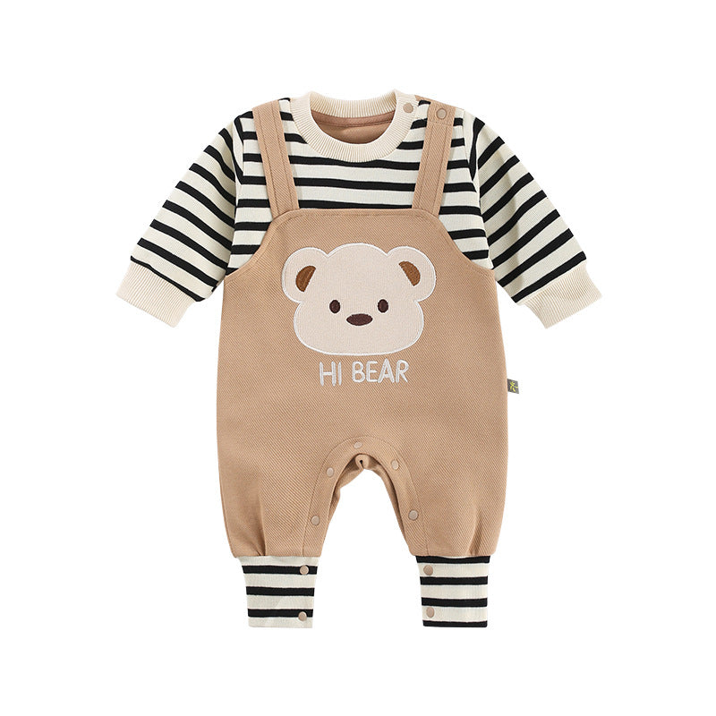 Vêtements de bébé Automne pour les bébés garçons avec des patchs