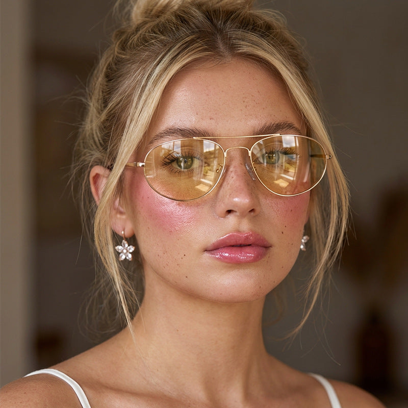 Lunettes de soleil Aviator européennes et américaines