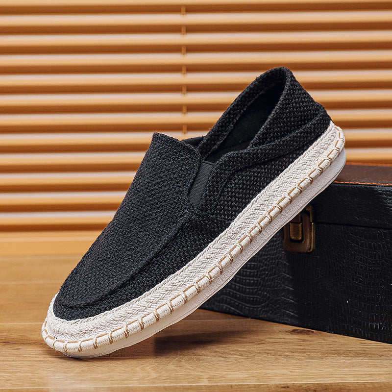 Hommes Casual Loafers Chaussures de toile respirant style traditionnel Beijing