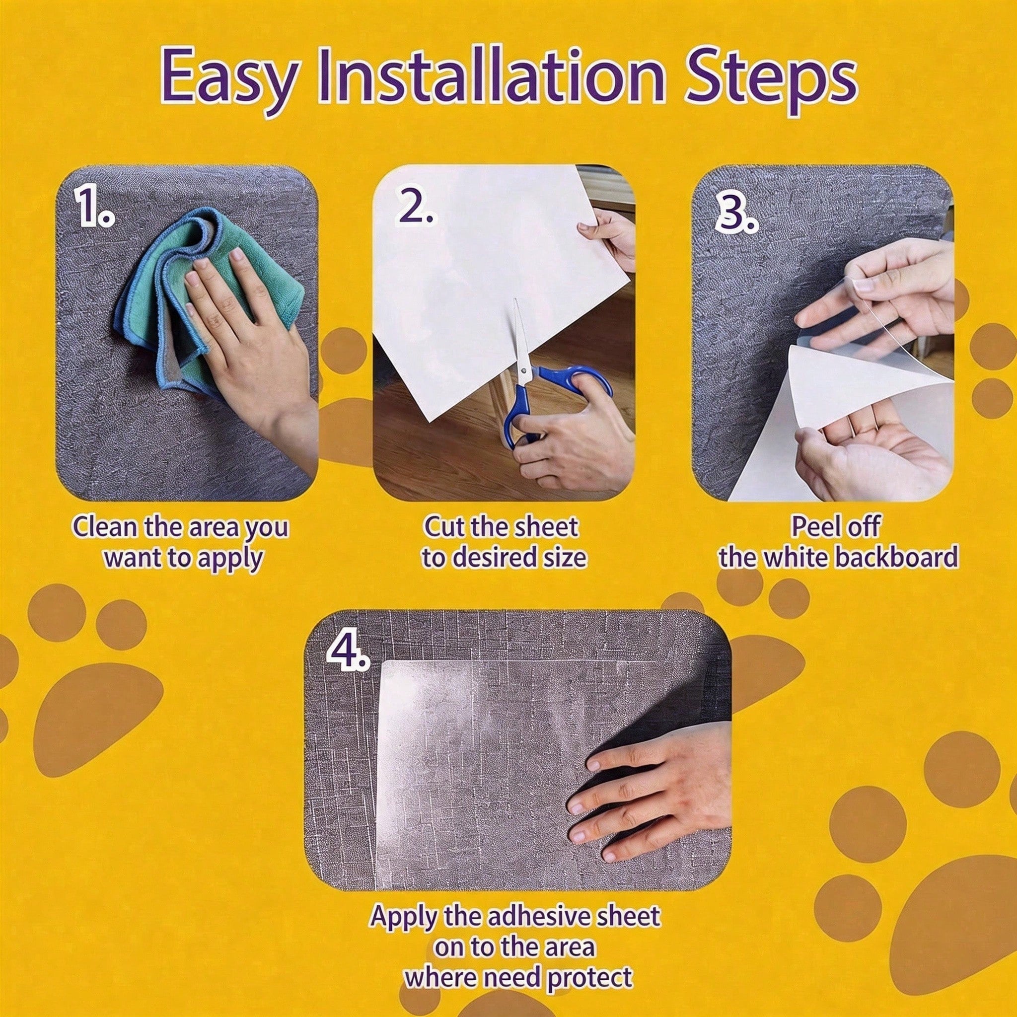 Anti Cat Scratch Protecteur 12 Pack