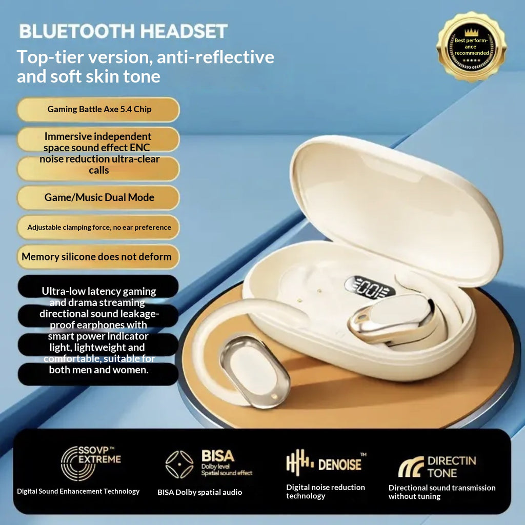 3D Surround HD Call Casque Bluetooth de longue durée