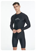 Une pièce de maillot de bain homme Tight Long Sleeve Sun Protection Séchage rapide