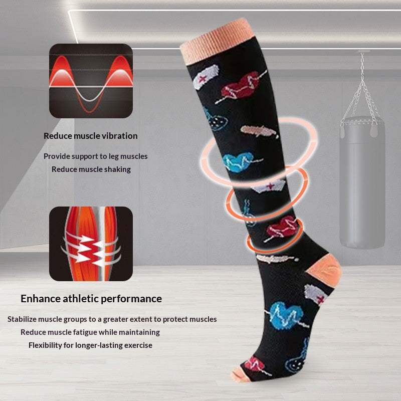 Chaussettes de calf à compression élastique