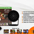 Lumière de projecteur de Noël Led - Huit modèles de lampe décorative ambiante animée