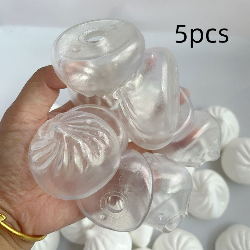 Simulation Bun à vapeur TPR Peau de boules creuses Bricolage Jouet anti-stress