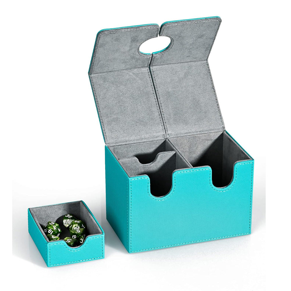Boîte de rangement avec tiroirs à carte en polyuréthane double couche