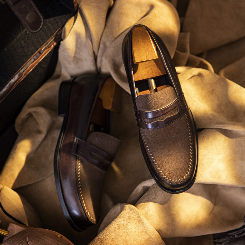Hommes Cuir véritable Business Formel & Casual Loafers