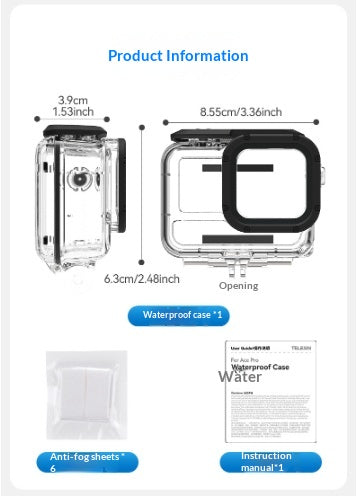Boîtier en silicone Acepro2 adapté pour Insta360pro2 Accessoires de caméras de sport Couverture de protection