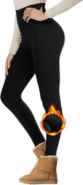 Velours Leggings rembourrés femmes haute taille hiver