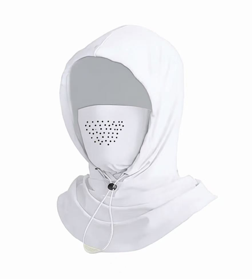 Masque visage écran solaire avec Hood Protection UV pleine face