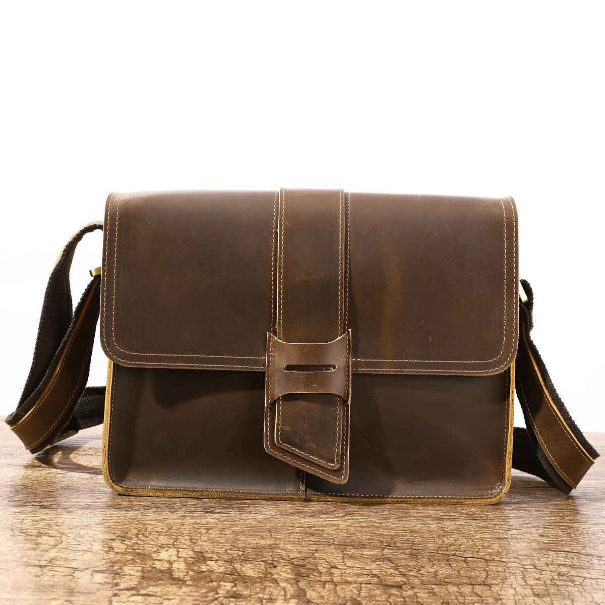 Sac de corps Cowhide haute capacité pour hommes haut de gamme
