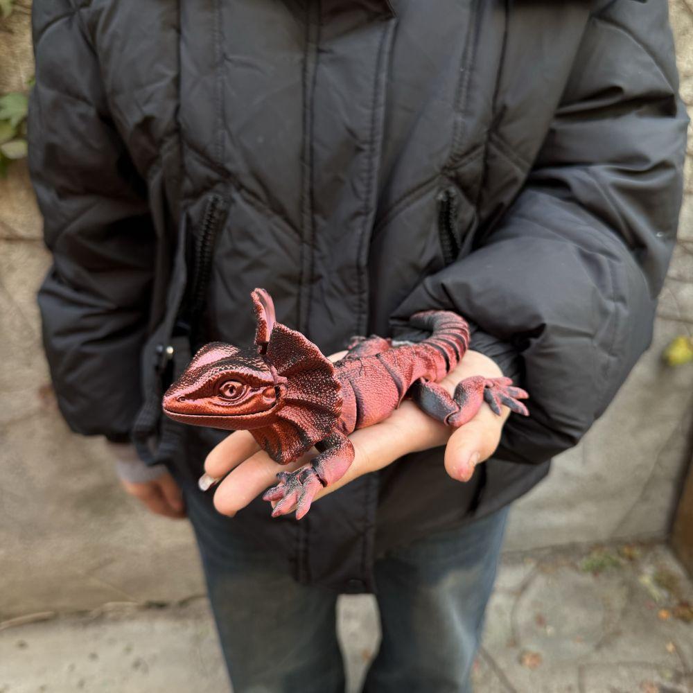 Modèle de caméléon animal de simulation imprimé en 3D