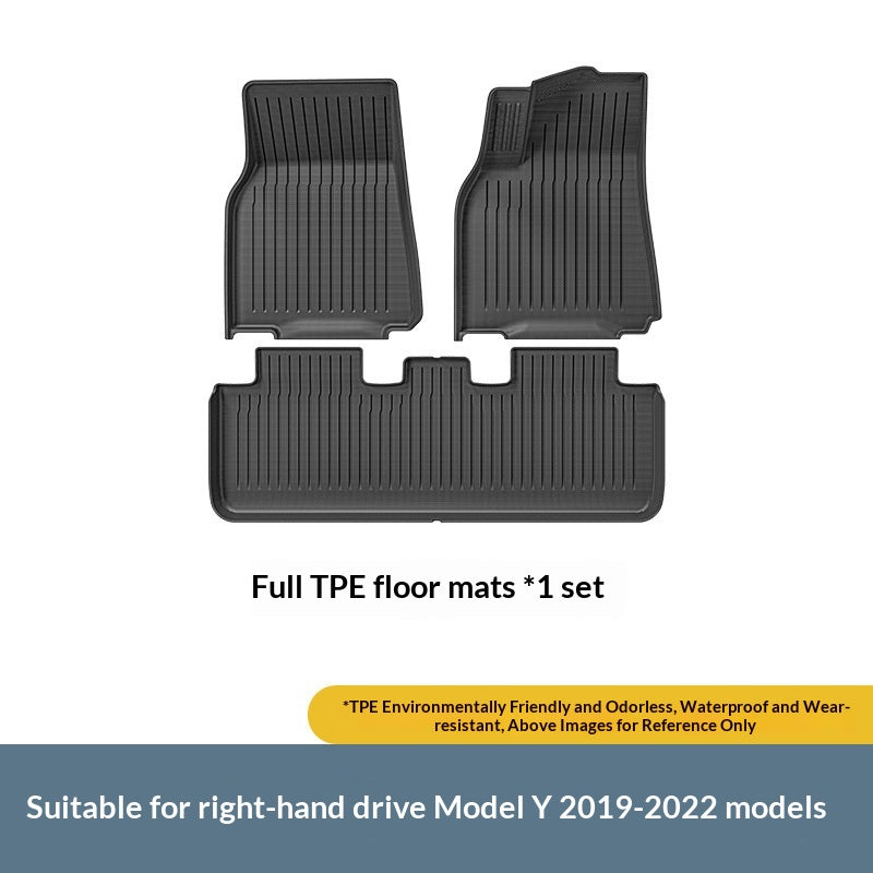 Tapis de plancher de voiture TPE pressés en plastique