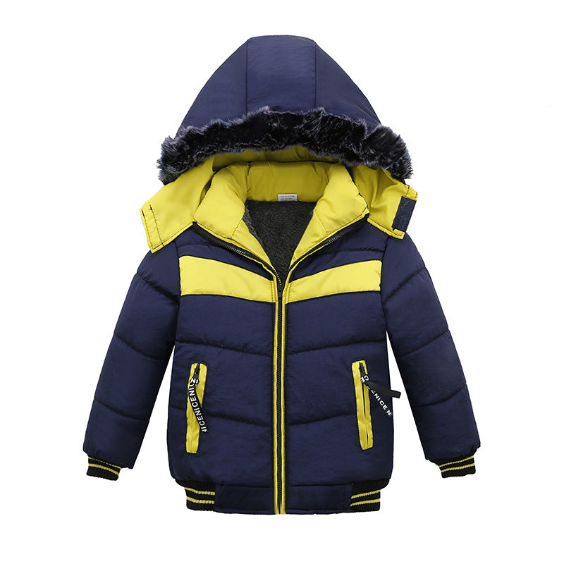 Vestes en coton pour petits et moyens garçons