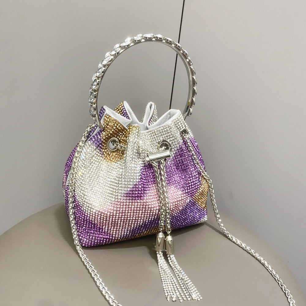 Sac à main en diamant brillant européen et américain pour les femmes