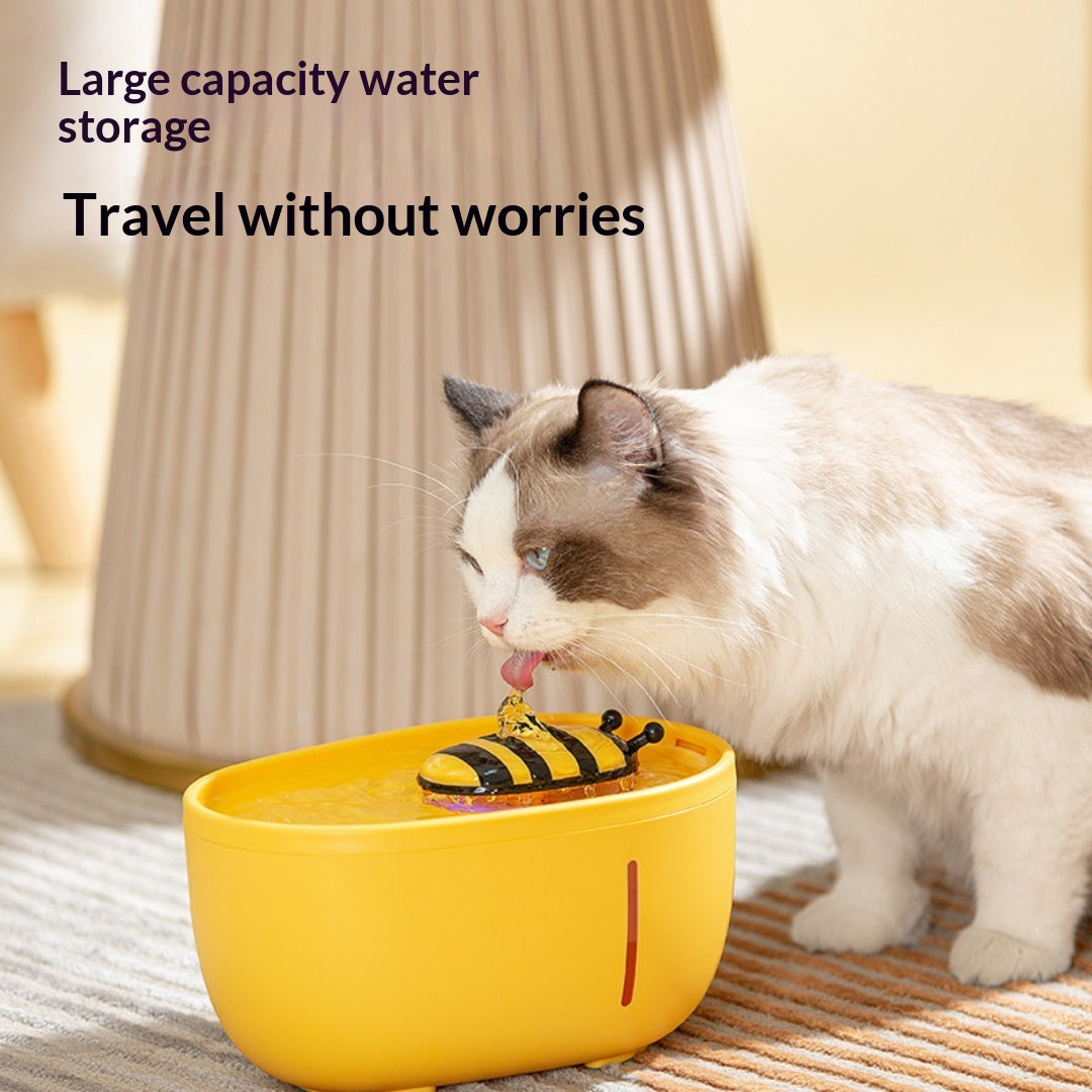 Fontaine automatique d'eau pour animaux avec filtre