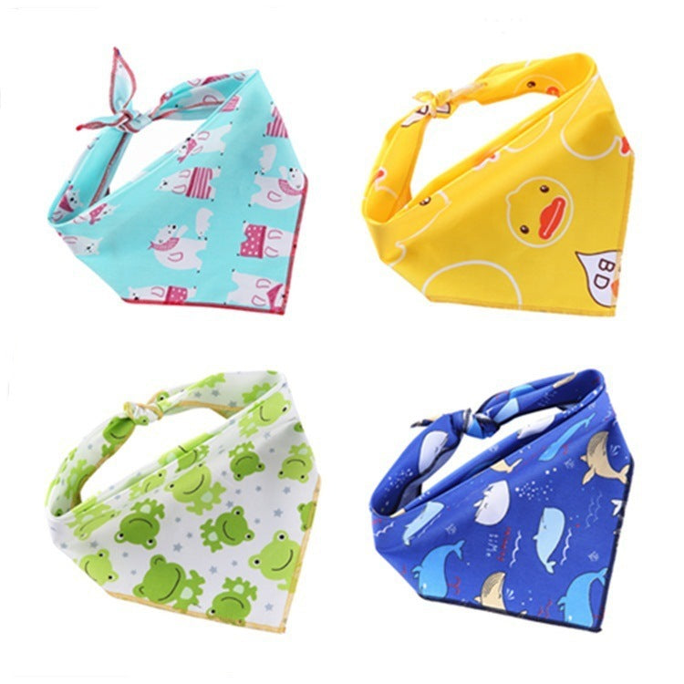 Serviette Salive pour animaux de compagnie avec impression mignonne Photo Prop