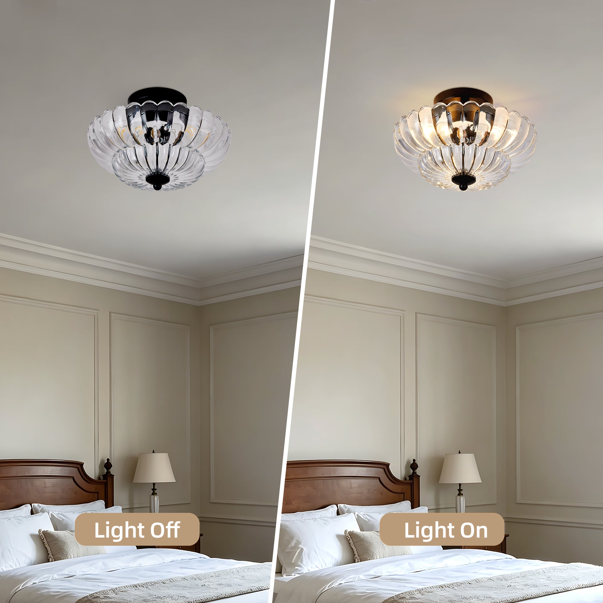Lumière de plafond de montage semi-flush
