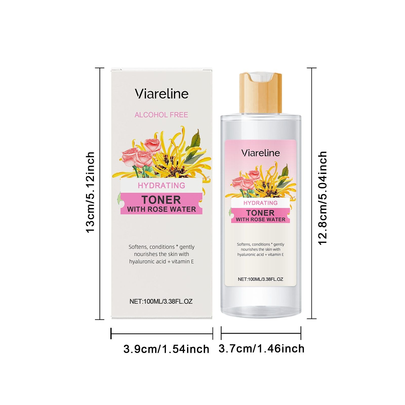 Viareline sorcière Hazel Rose toner visage