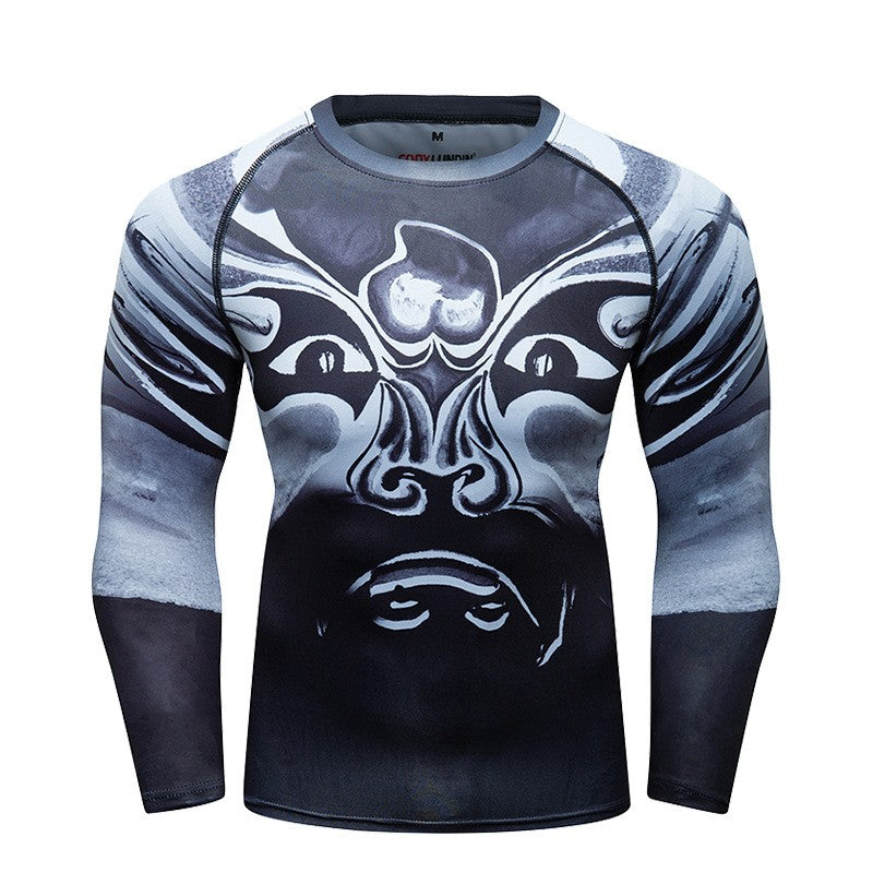 Costume de fitness de course élastique respirant pour hommes