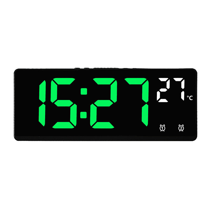 Horloge électronique multifonction créative Simple grand écran Horloge alarme multi-groupes