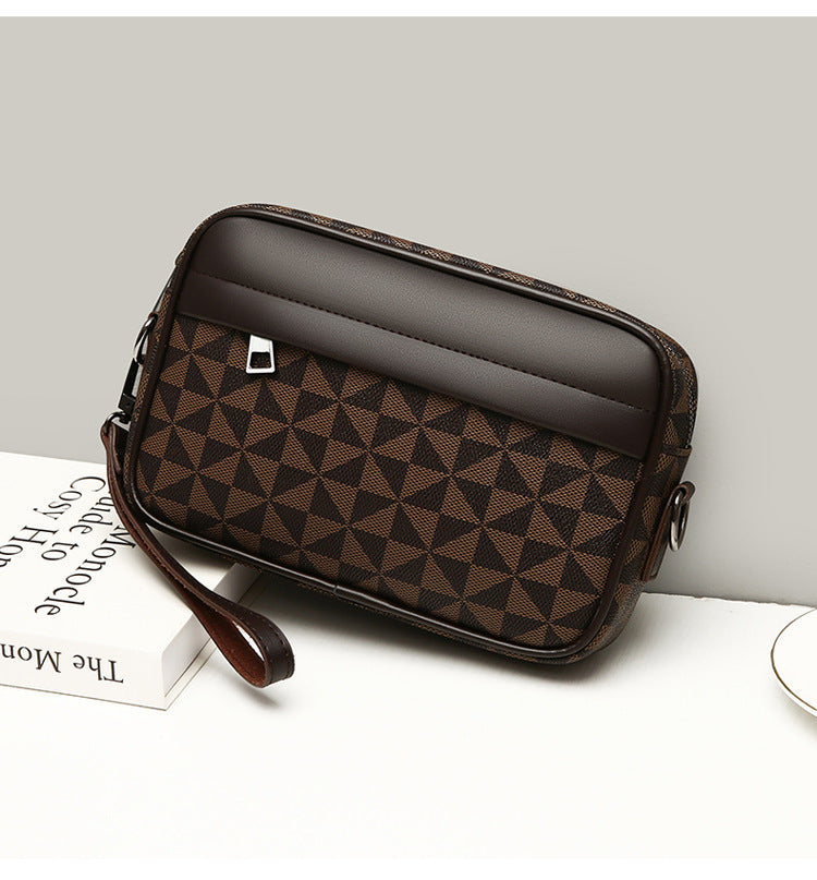 Fashion Simple Mobile Phone Bag Casual Clutch Crossbody Sac pour hommes