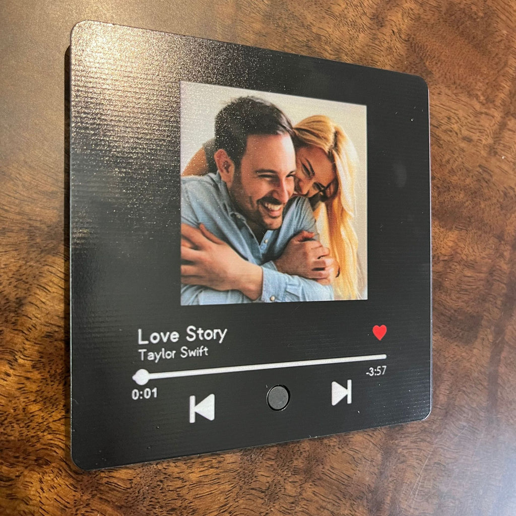 Magnet de réfrigérateur musical personnalisé avec cadeau Bluetooth