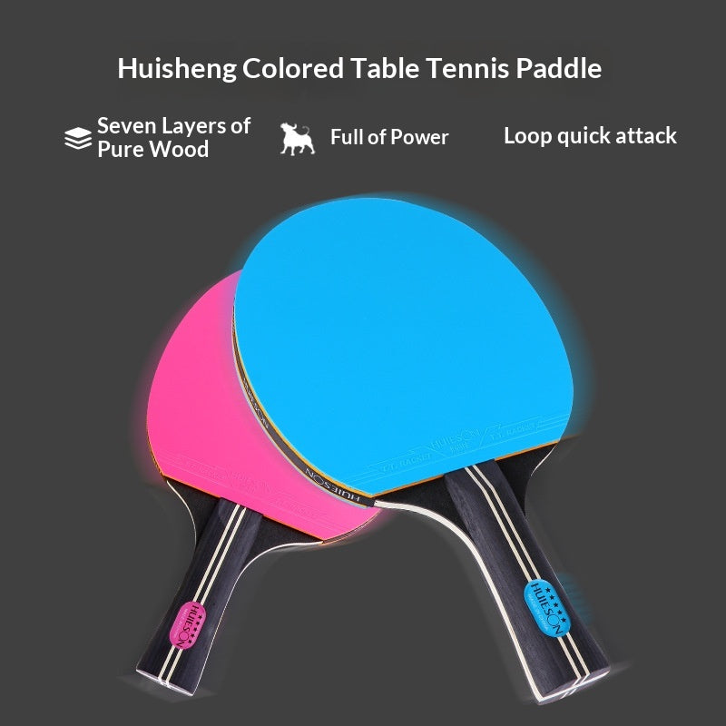 Raquette de tennis de table haute pression colorée