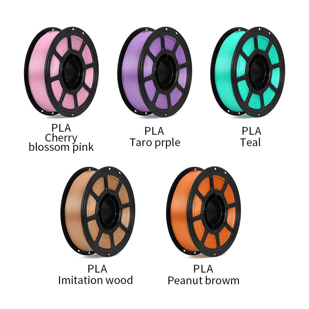 PLA 5 Pack Filament pour imprimante 3D