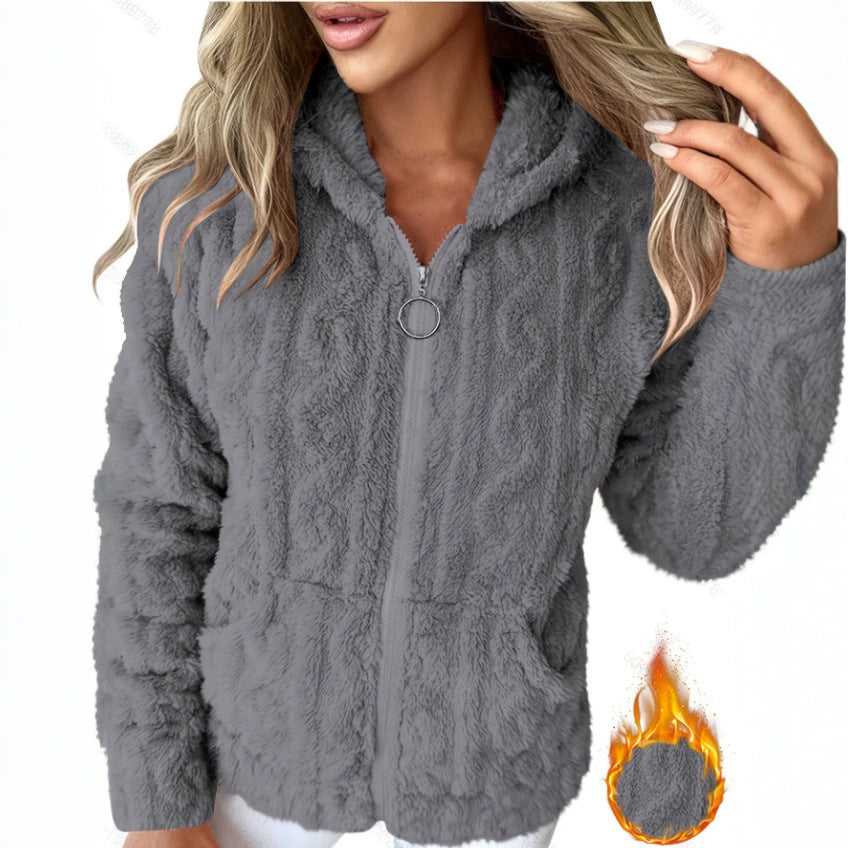 Veste Zip-up européenne et américaine automnehiver Hoodie