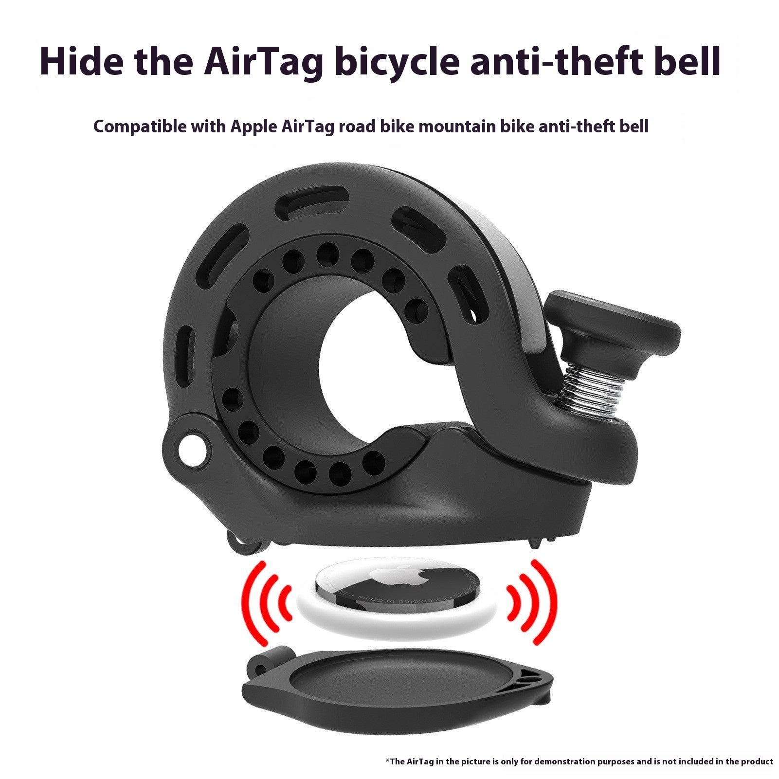 Positionnement du vélo Antivol Bell VTT Aluminium Alliage Bell Jeu Bell Cyclisme F