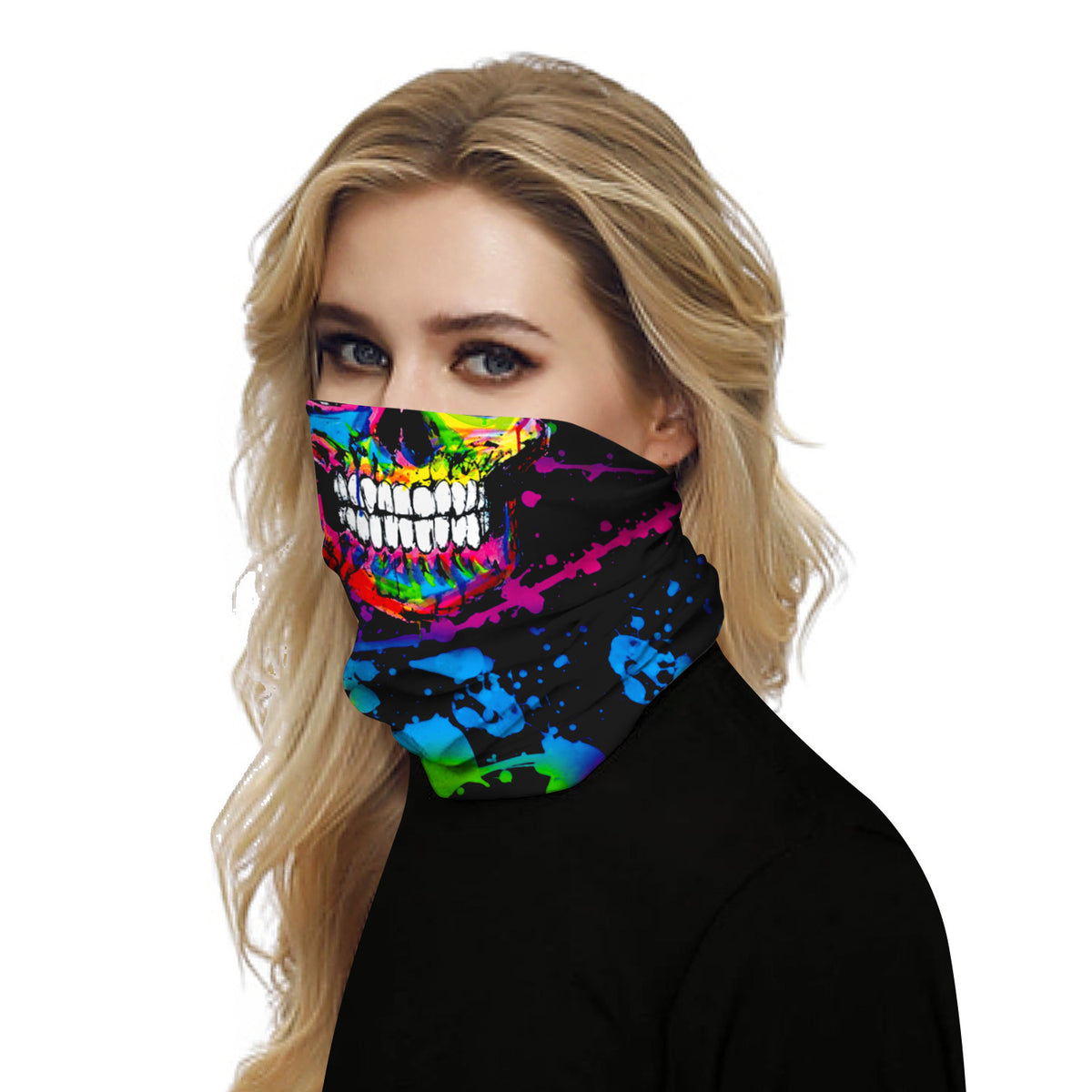 Crâne numérique hommes et femmes Masque extérieur Sport Escalade Insecte-proof