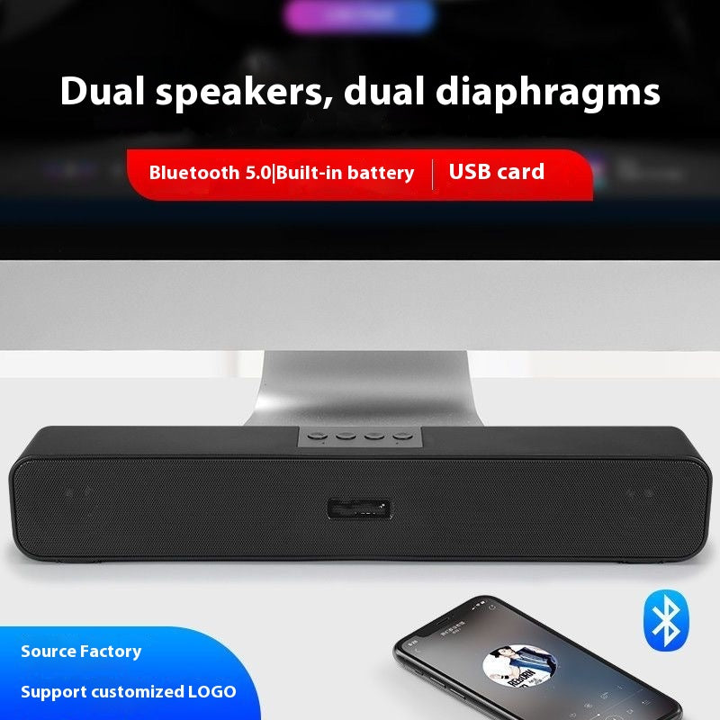 Notebook Bureau Long Bluetooth Haut-parleur de basse supplémentaire