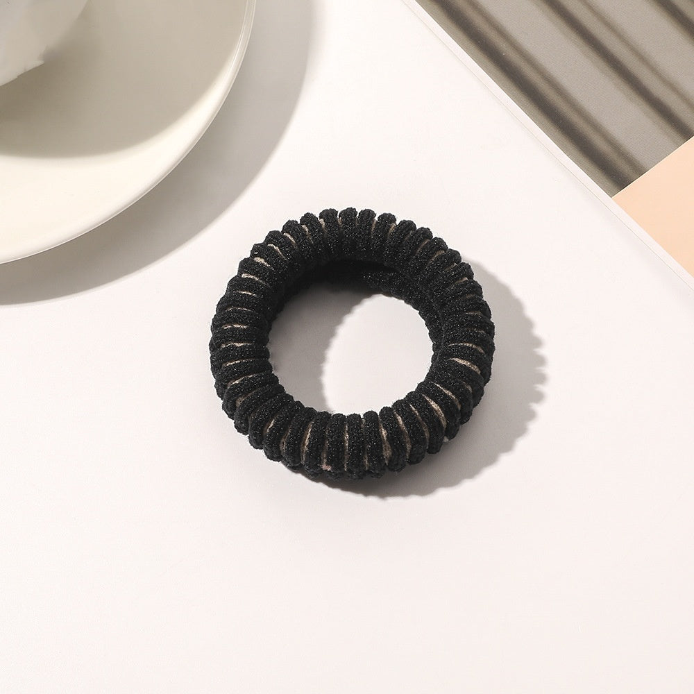 Serviette en caoutchouc grossier Bracelet simple anneau de cheveux