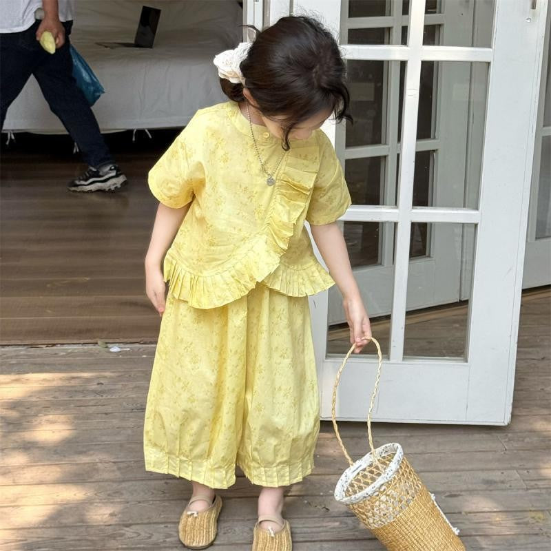Ensemble de pantalons à deux mailles à deux mailles à deux mailles pour les enfants